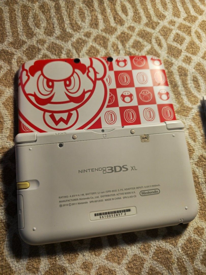 Nintendo 3DS XL Mario White Edition on Carousell