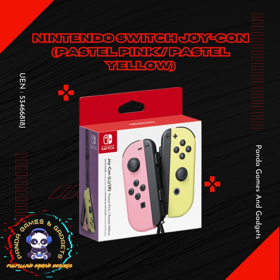 Nintendo Switch Joy-Con (Pastel Purple/Green) (Pastel Pink/Yellow