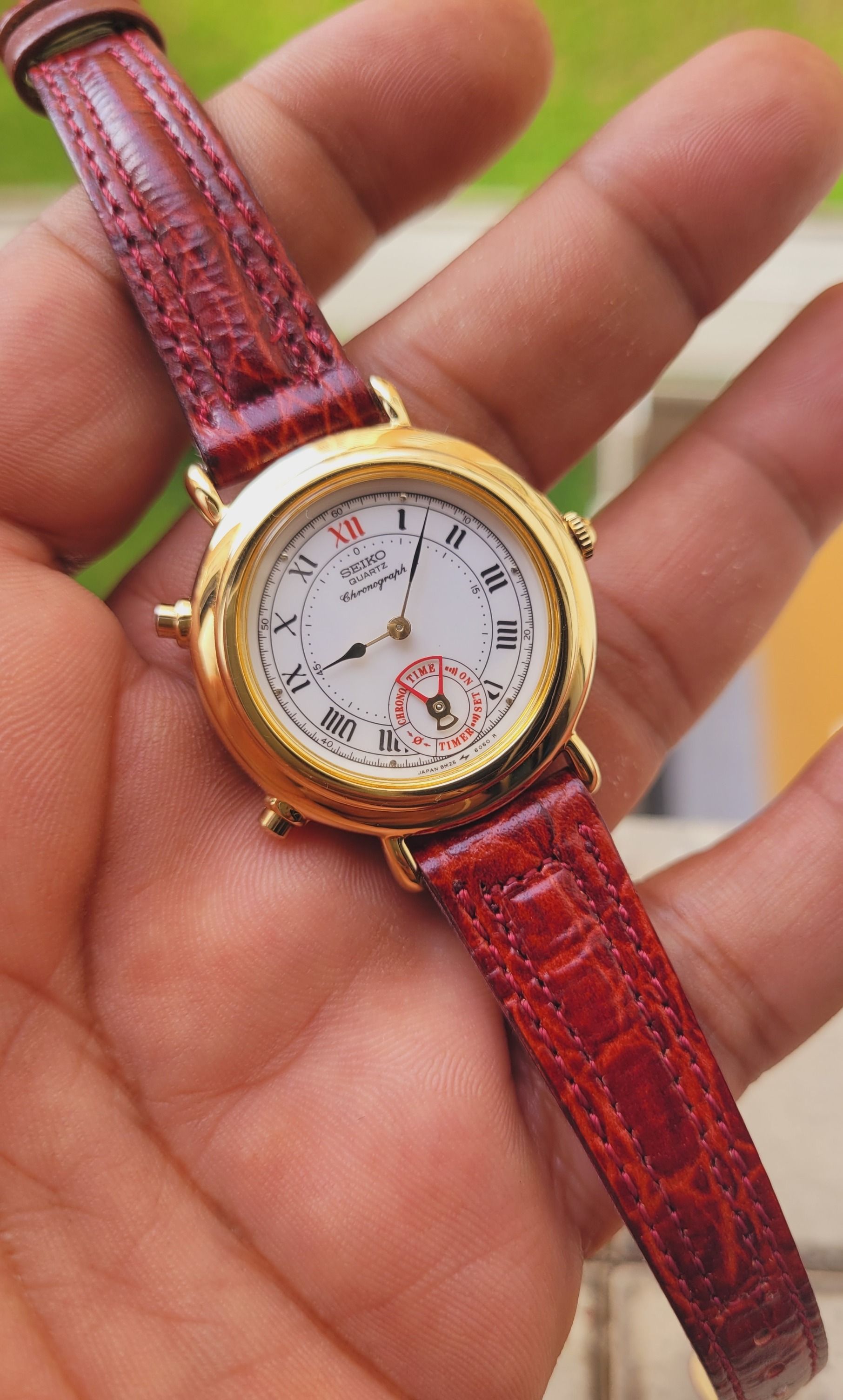 NOS Seiko Dancing Hands Alarm Chrono SDT004J