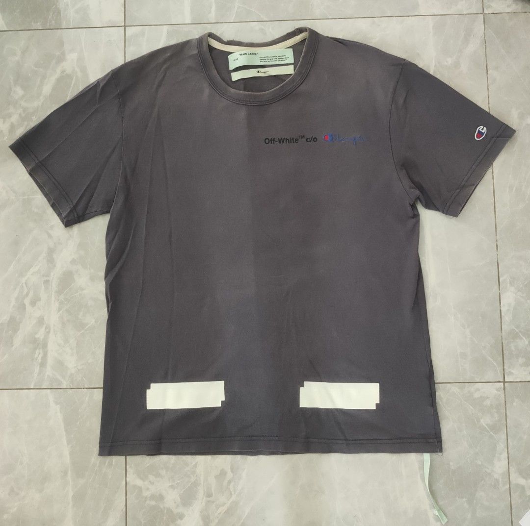 Champion off white shirt sale