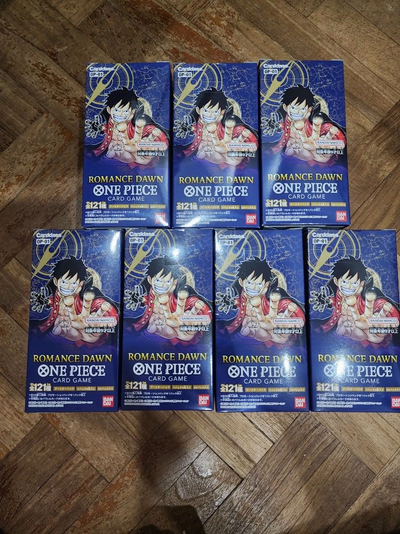 japanese romance dawn booster box Bandai One Piece Card Game Romance Dawn Booster Box (OP-01) (English)