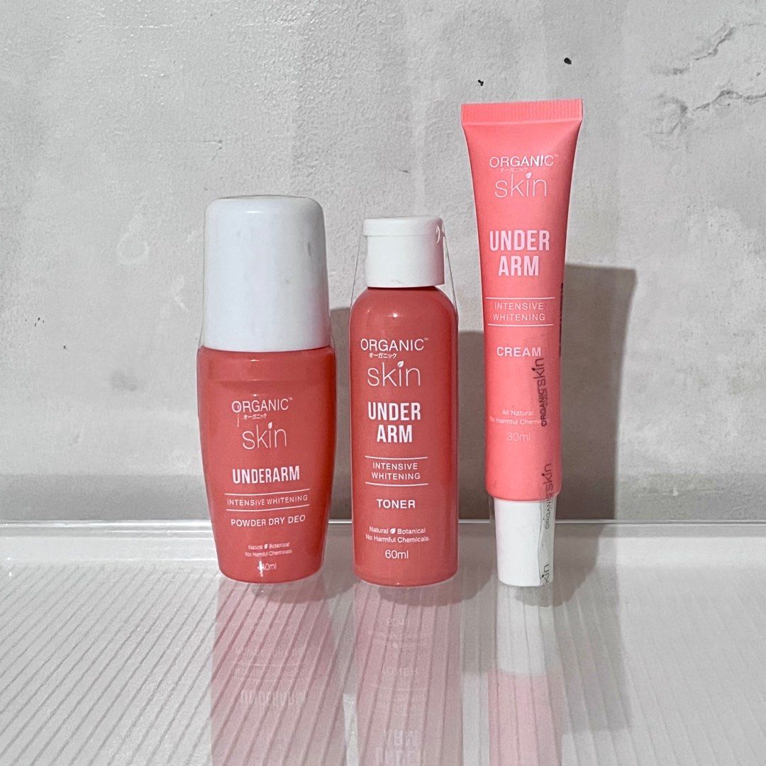 Organic Skin Japan Intensive Whitening Underarm 3Steps Kit with
