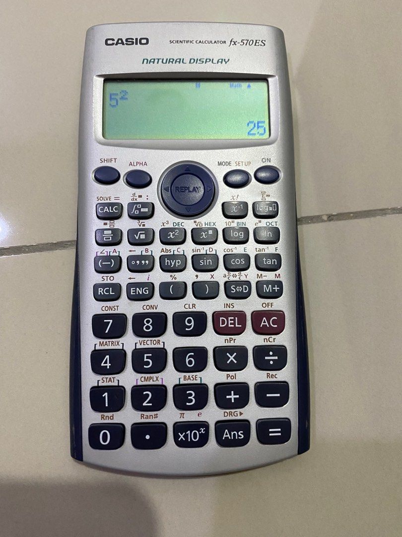 Calculator 570es discount