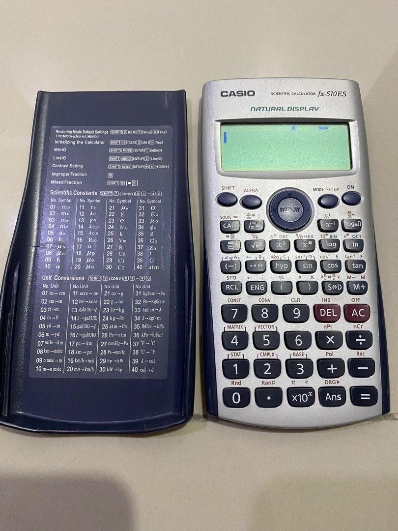 Calculator 570es deals