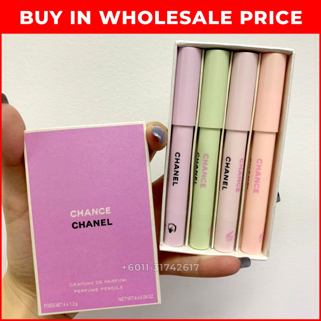 [ORIGINAL] CHANEL CHANCE 4IN1 PERFUME PENCILS SET FOR WOMEN