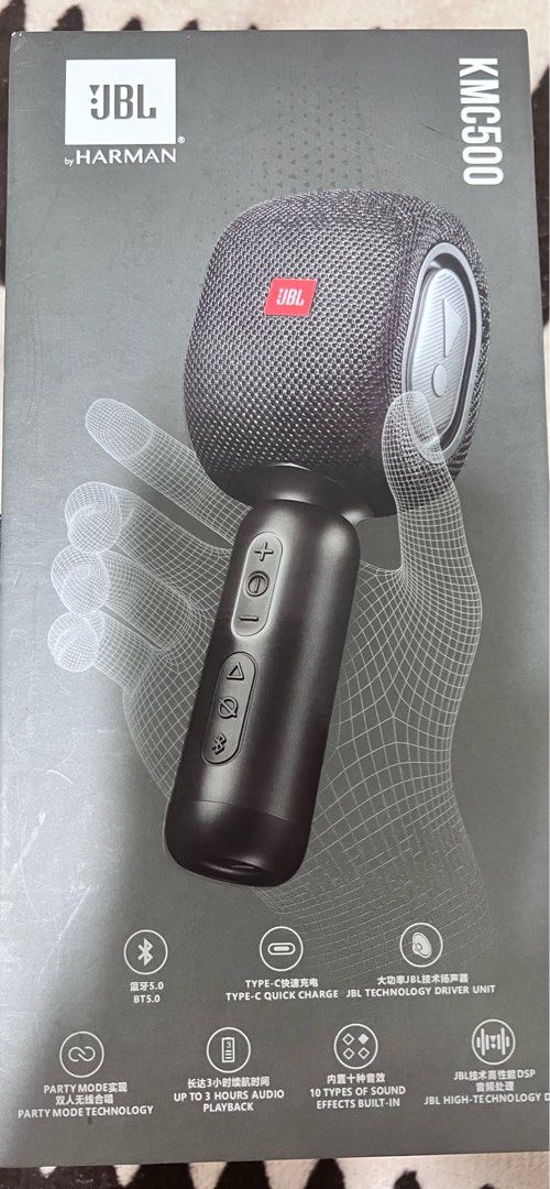 ORIGINAL JBL KMC 500 wireless all in one Bluetooth karaoke microphone