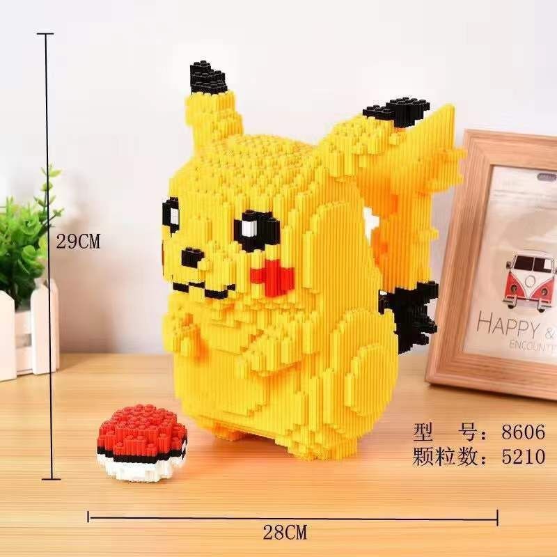 Original Pokemon Lego Pikachu blocks bearbrick, Hobbies & Toys, Toys ...