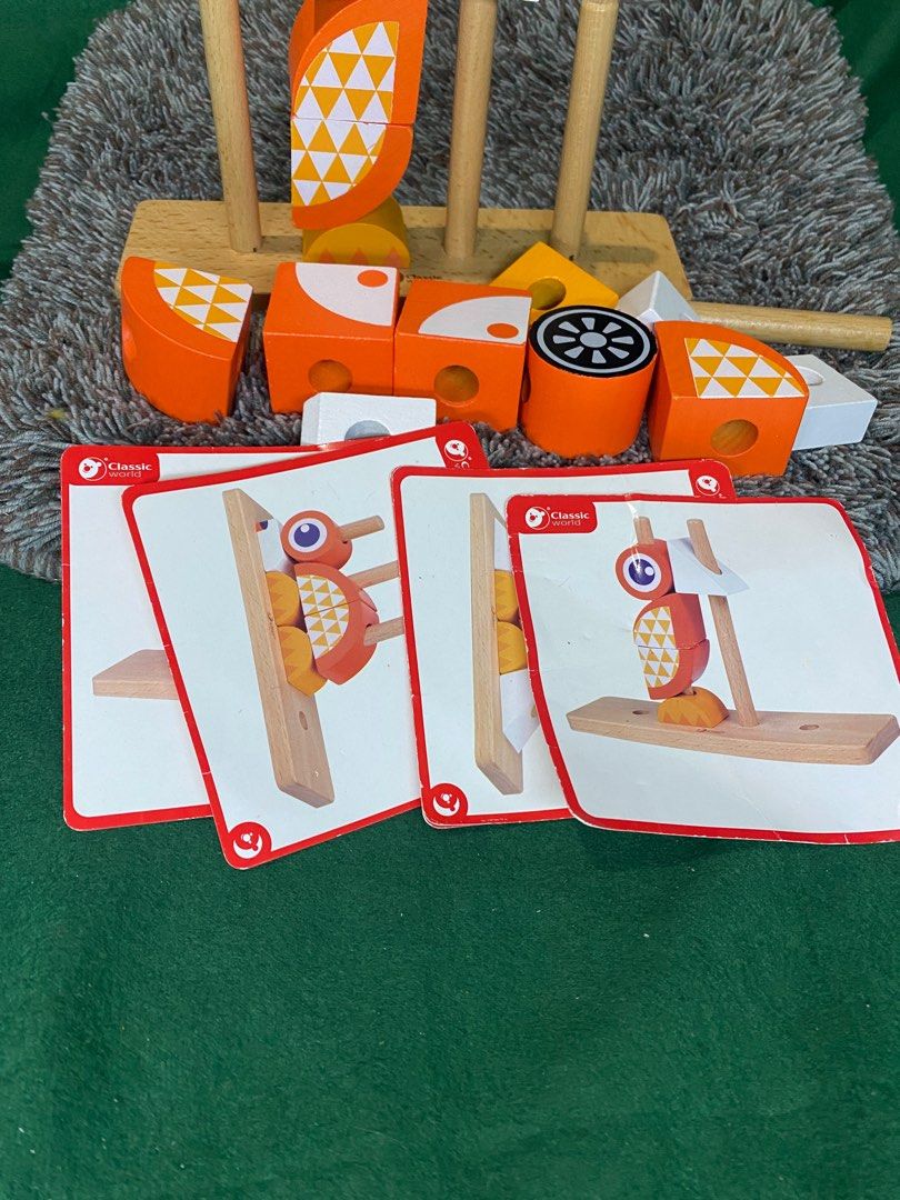 Pattern Blocks (Category: Toys & Games) located in Valenzuela. Submitted by fairythrift (Listing ID 1236029008, Image 3). Description: Complete set woth pattern cards Without box.