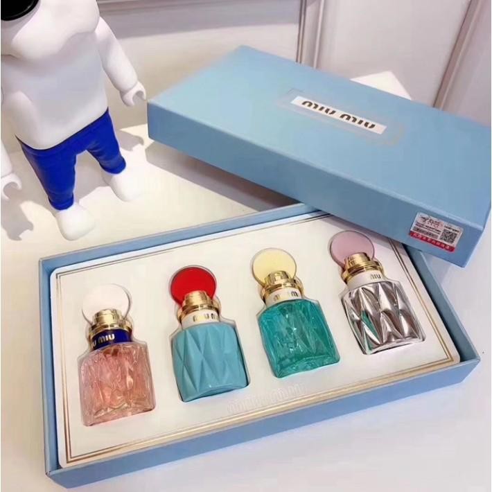 Perfume Miu Miu miniature set 4 in 1 Perfume miniature Miu Miu new ...