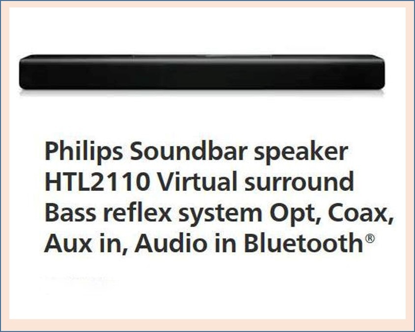 Soundbar clearance speaker htl2101a