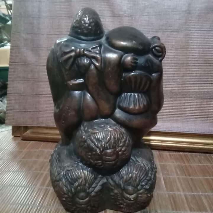 Php1000. Japanese Ceramic God Statue. 10.5" Height. on Carousell