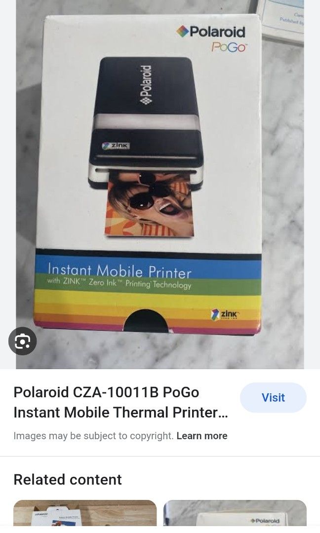 Polaroid Instant Thermal Printer on Carousell