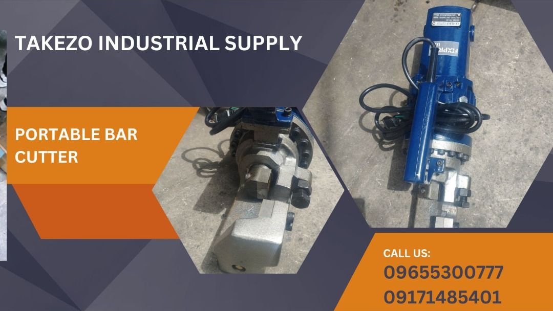 Portable Rebar Cutter (Category: Construction Tools & Equipment) located in Manila. Submitted by angiedalu10338 (Listing ID 1235902206, Image 1). Description: Portable Rebar Cutter Price: 30,000 For faster transaction call txt or viber 0-9-6-5-5-3-0-0-7-7-7 0-9-1-7-1-4-8-5-4-0-1 Look for angie *PRICE MAY CHANGE WITHOUT PRIOR NOTICE *ITEM IS VAT EXCLUSIVE *SUBJECT FOR AVAILABILITY *PRICE DEPENDS ON THE SIZES.