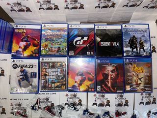 PS5, PS4 Games NBA 2k23, Fifa 23, Re 4 remake, God of war Ragnarok, Tekken 7, Overcooked, It takes two 2, Ufc 4, Pacman, Tales of arise, Mortal Kombat 11
