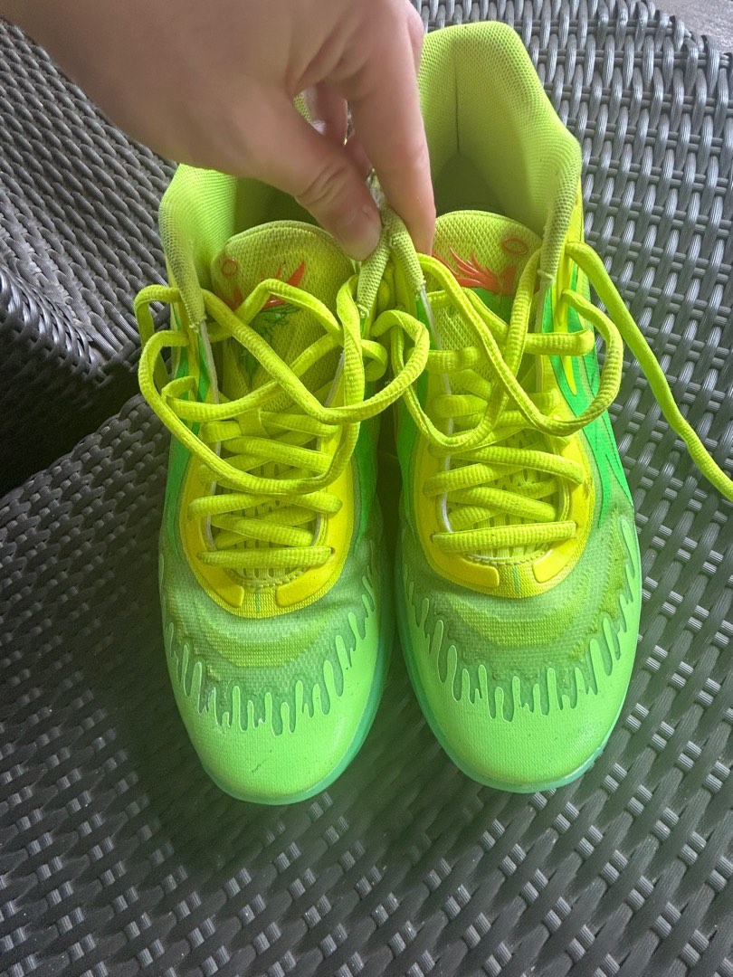 Puma MB02 slime green basketball shoes Men s Fashion Footwear