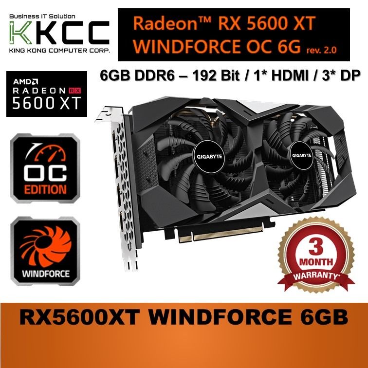 Rx 5600 xt windforce oc 6g store