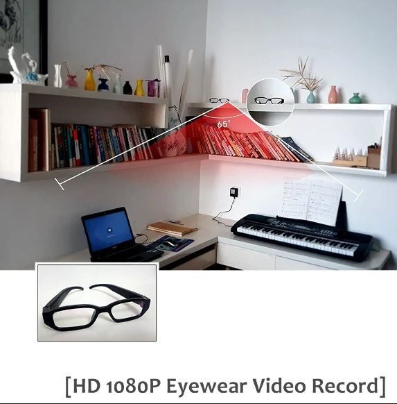 Ready Stock! Camera Spectacle Glasses | Wireless Hidden CCTV Spy Cam ...