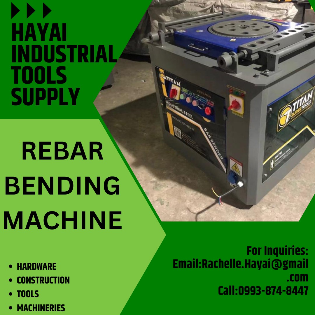 REBAR BENDING MACHINE, Commercial & Industrial, Industrial Equipment on