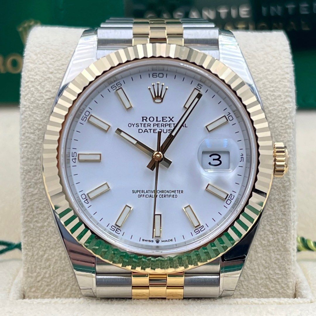 Rolex Datejust 41mm Steel Rolesor Jubilee Bracelet 126333 2023