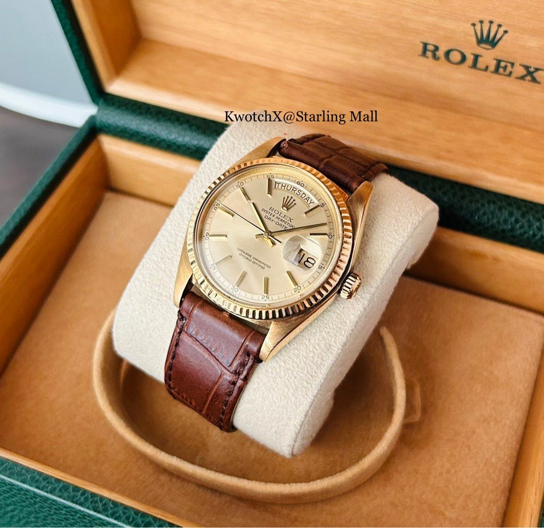 Solid gold hotsell presidential rolex