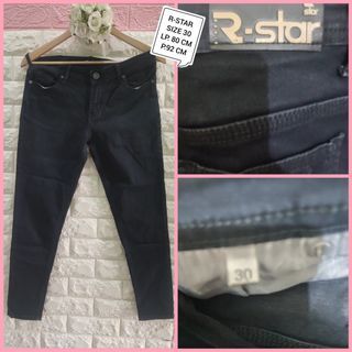 R-STAR celana jeans hitam 30
