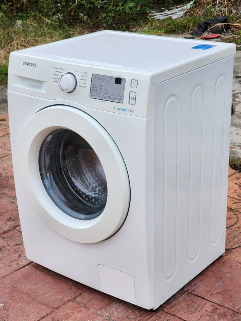 Samsung front load washing machine 7 kg, TV & Home Appliances, Washing
