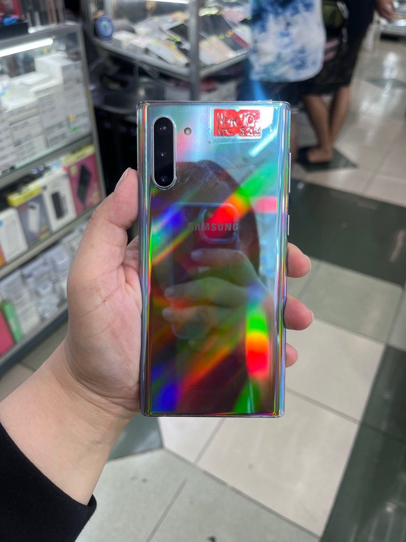 SAMSUNG NOTE 10 8/256 DUALSIM OPENLINE NTC APPROVED NO ISSUE (Category: Samsung) located in Pasig City. Submitted by fairgadgetshop (Listing ID 1235923819, Image 1). Description: OPEN FOR SALE, SWAPPING OR TRADE-IN WE ARE BUYING PRELOVED OR BRANDNEW (EVEN BY BULK) ALL KINDS OF GADGET LAPTOP, IPHONES, ANDROID SMARTPHONES, APPLE WATCH, IPAD ETC. MESSAGE US FOR MORE INFO.✨🧡 (RFS: BUY & SELL) Selling Preloved: SAMSUNG NOTE 10 8/256 DUALSIM OPENLINE 