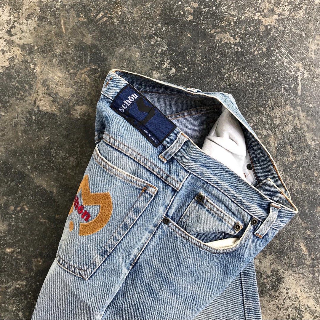 Schon Straight Cutting Jeans, Men's Fashion, Bottoms, Jeans on Carousell