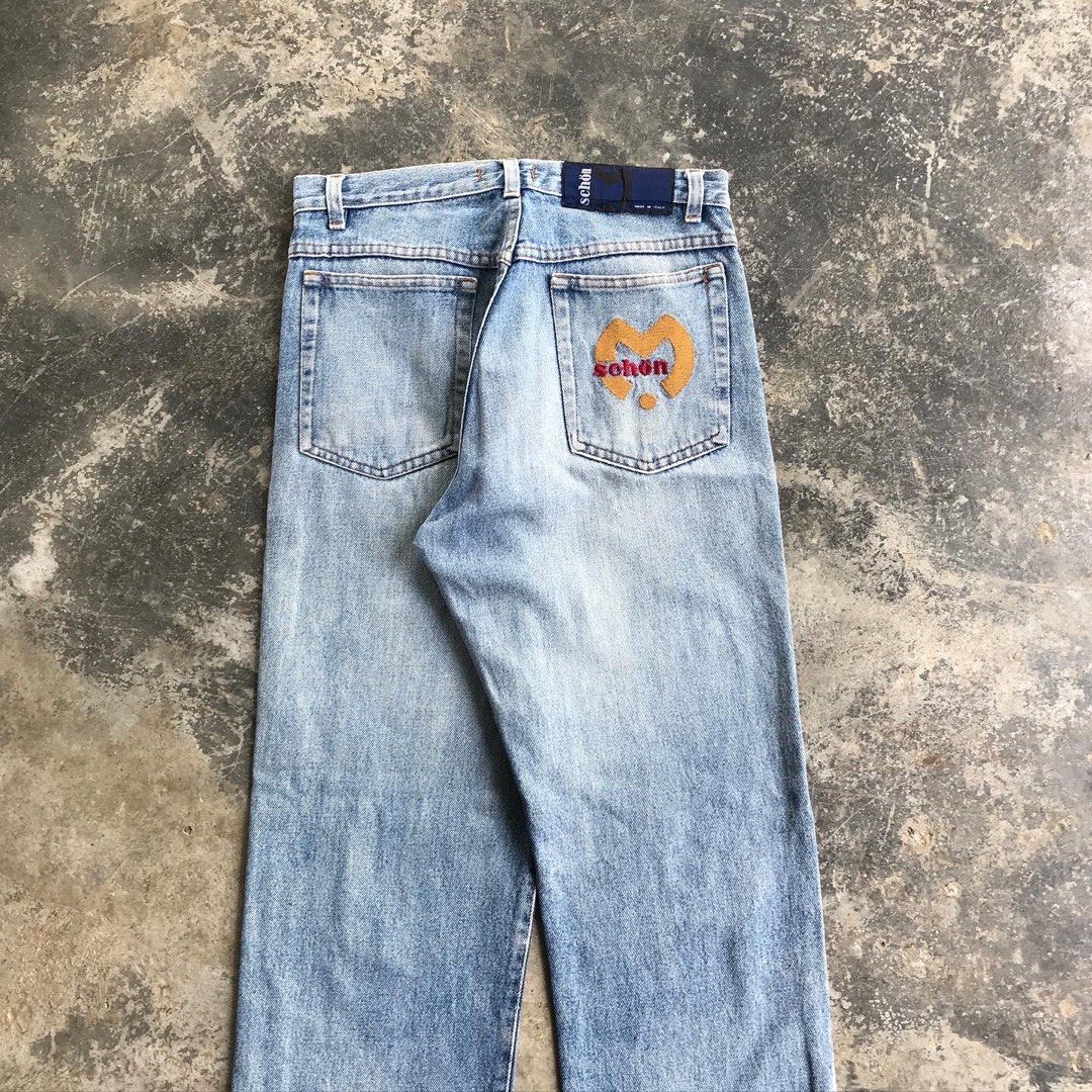 Schon Straight Cutting Jeans, Men's Fashion, Bottoms, Jeans on Carousell
