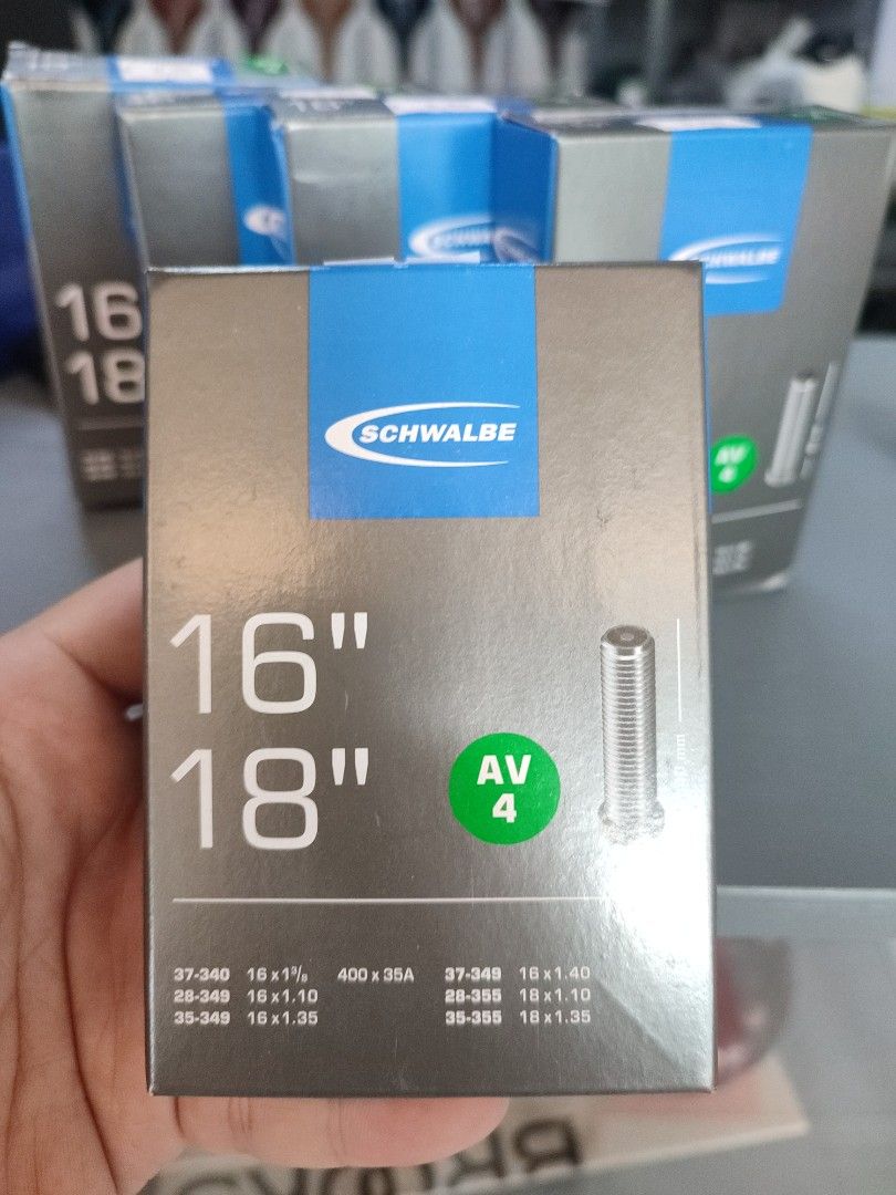 Schwalbe 16" 18" inner tube Wholesale for Brompton 3sixty Pikes 349