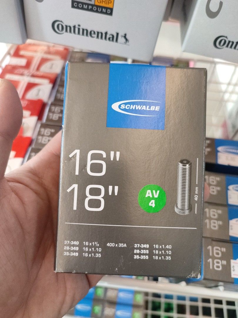 Schwalbe 16" 18" inner tube Wholesale for Brompton 3sixty Pikes 349