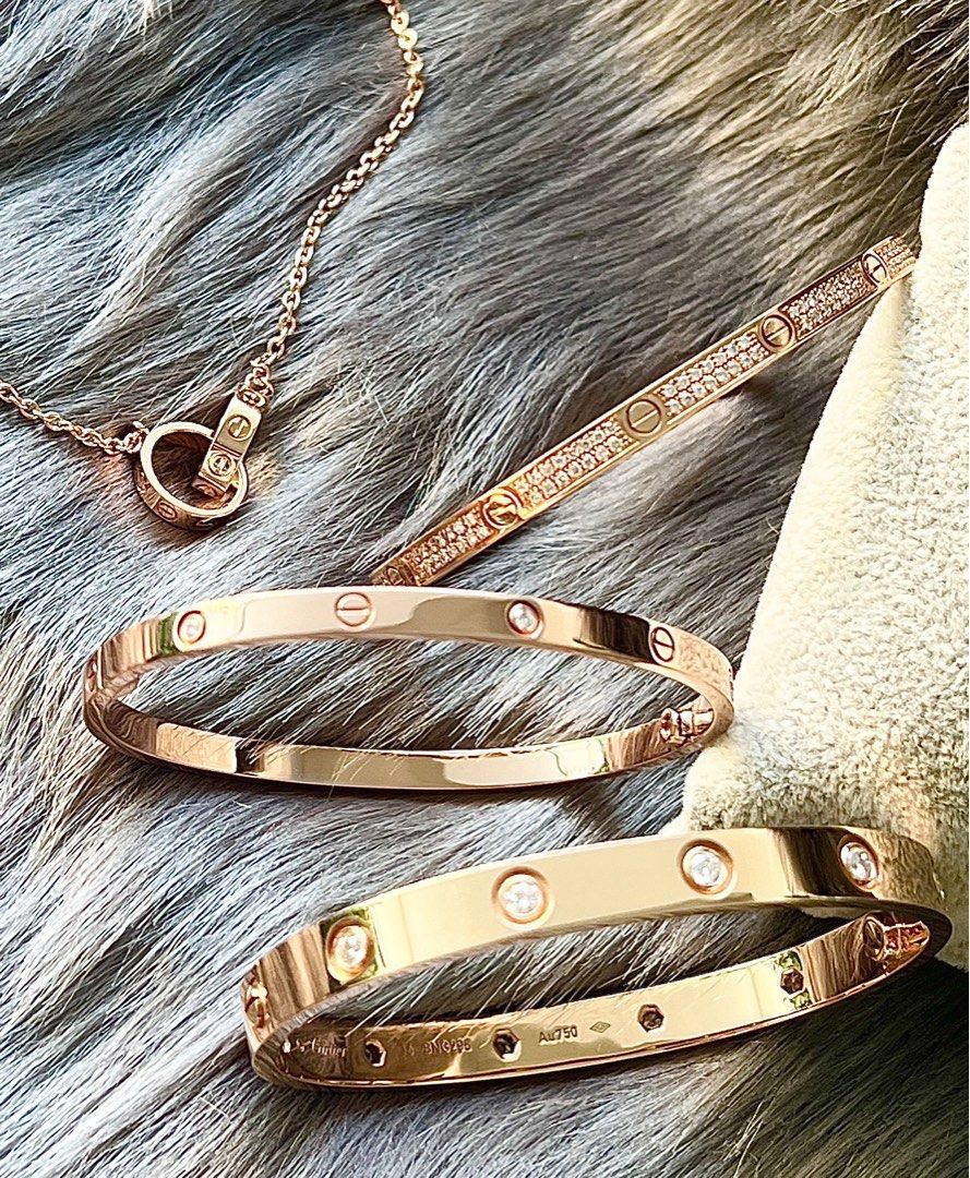 White gold sales screw bracelet