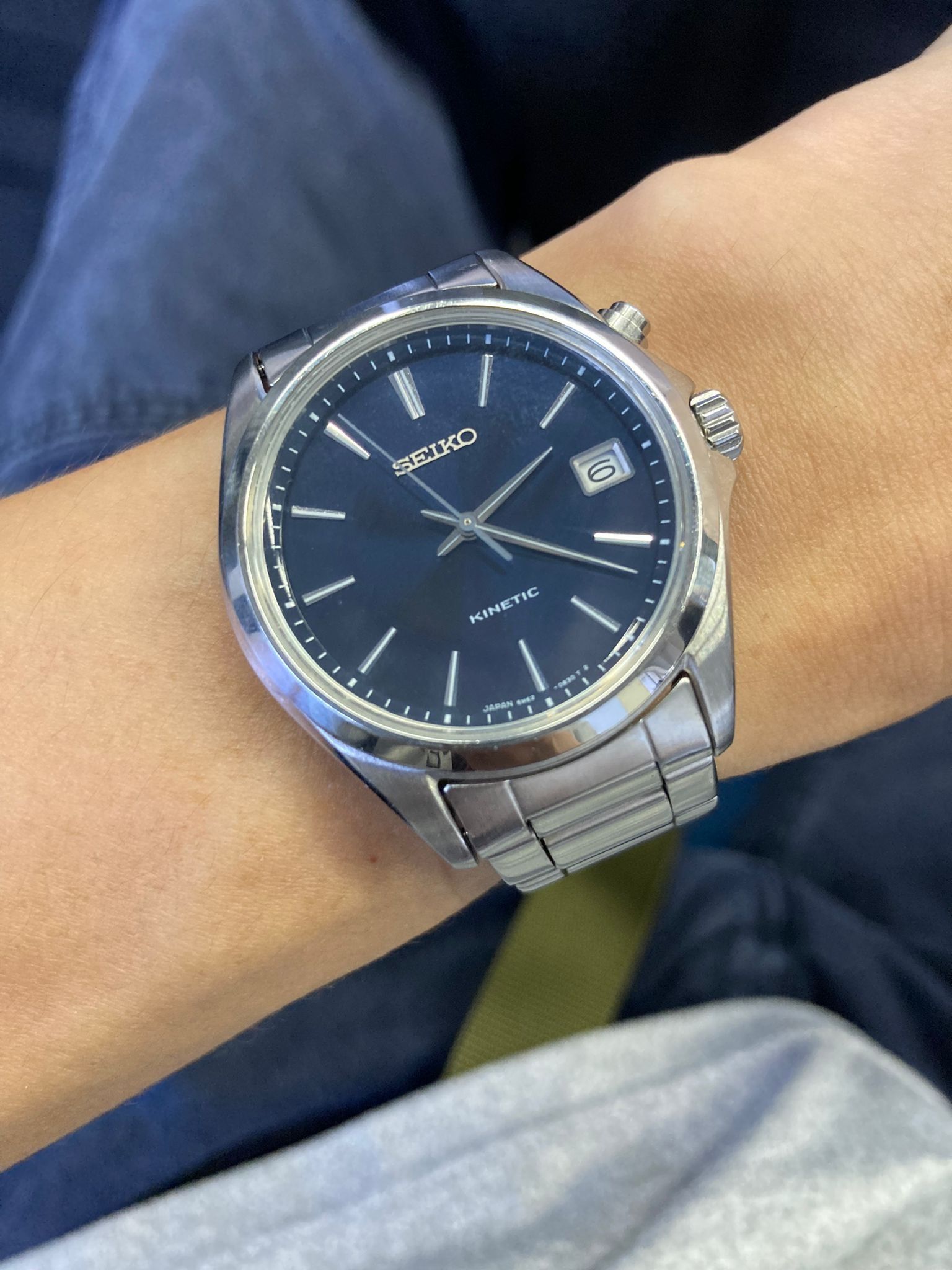 Seiko kinetic 2025 blue