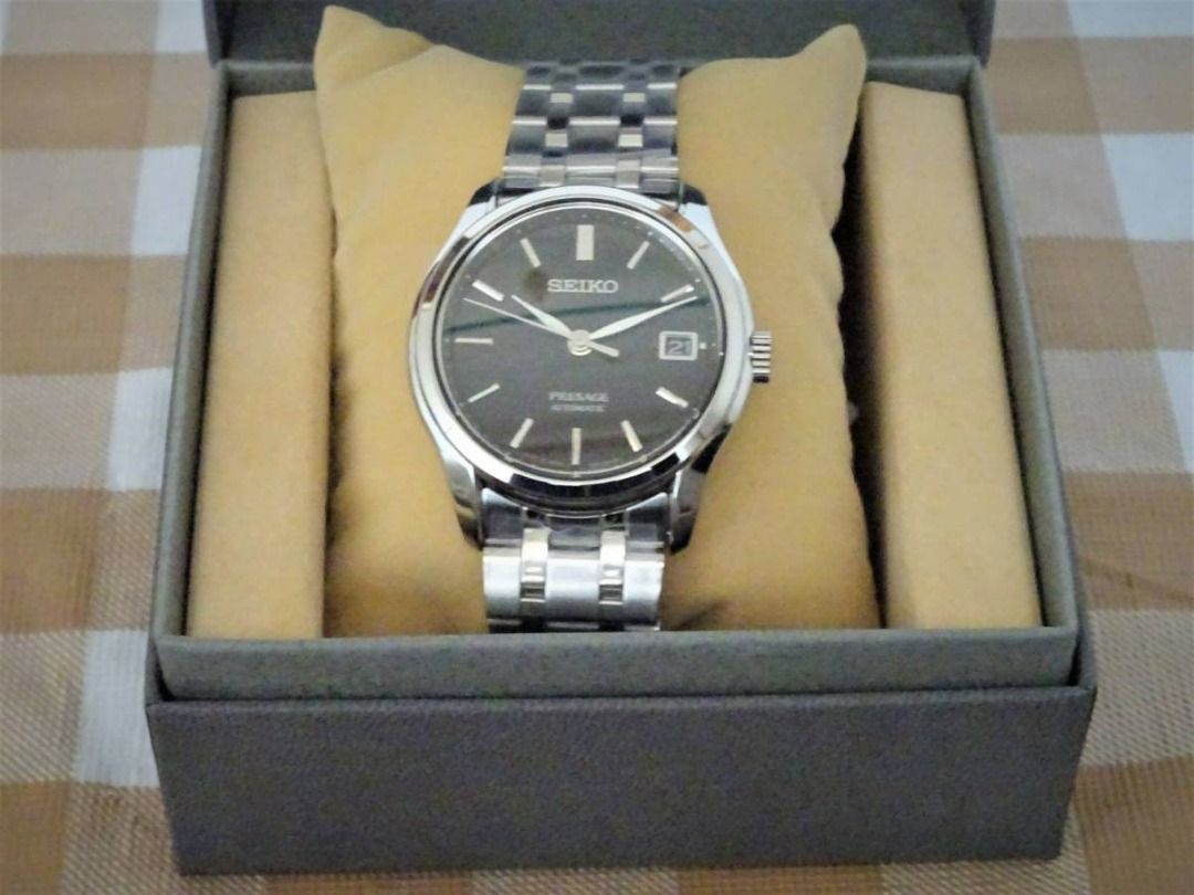 Seiko Presage 精工□機械/自動上鍊□透視背□SARY149□男士, 名牌