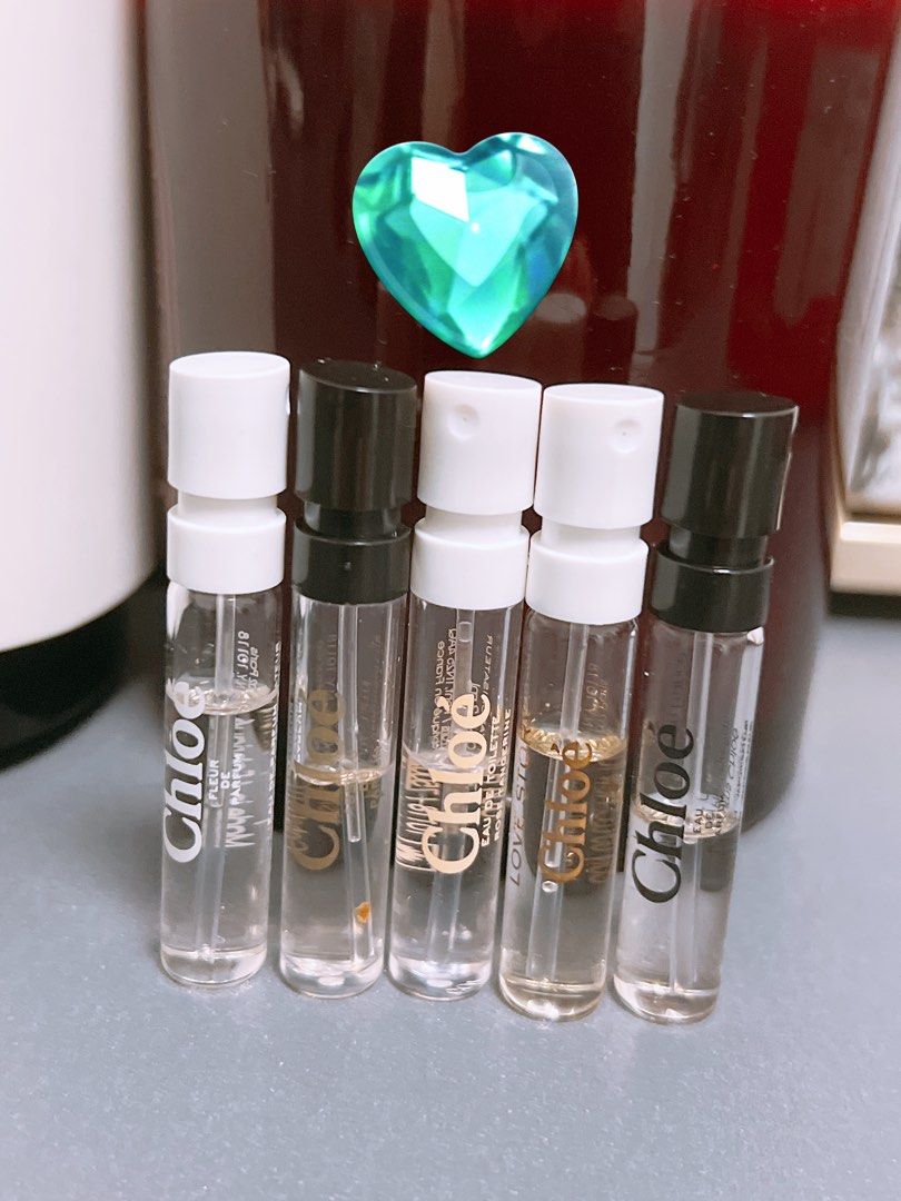 SET of Chloe perfume sample testers