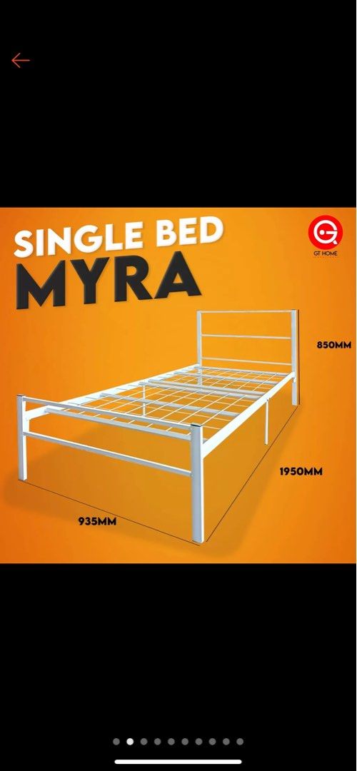 Single bed frame, Furniture & Home Living, Furniture, Bed Frames