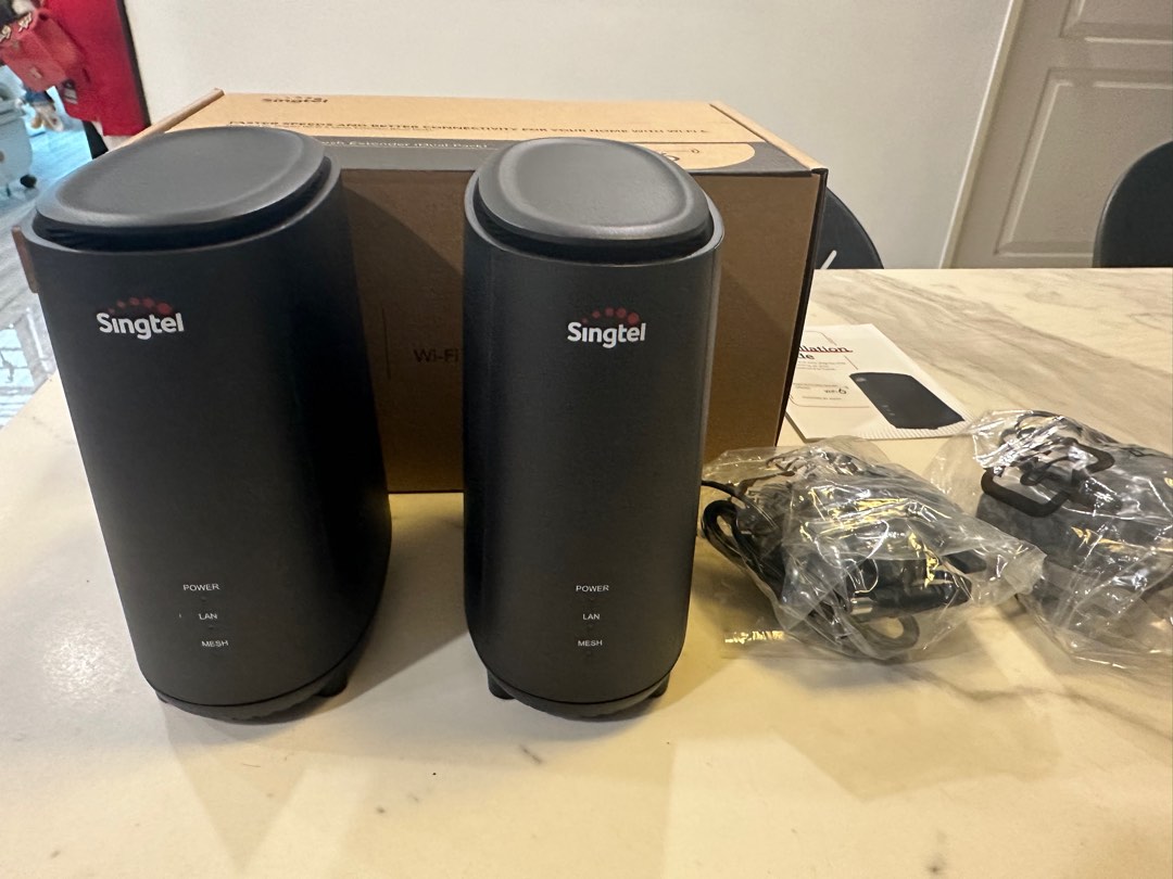 Singtel wifi 6 mesh router, Computers & Tech, Parts & Accessories ...