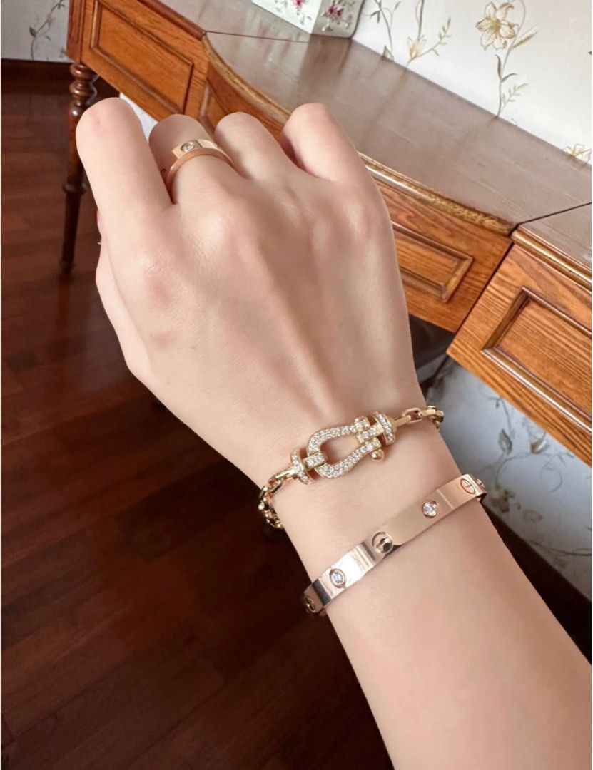 Slim Love Bracelet 6 Diamonds Women s Fashion Jewelry Organisers Bracelets on Carousell