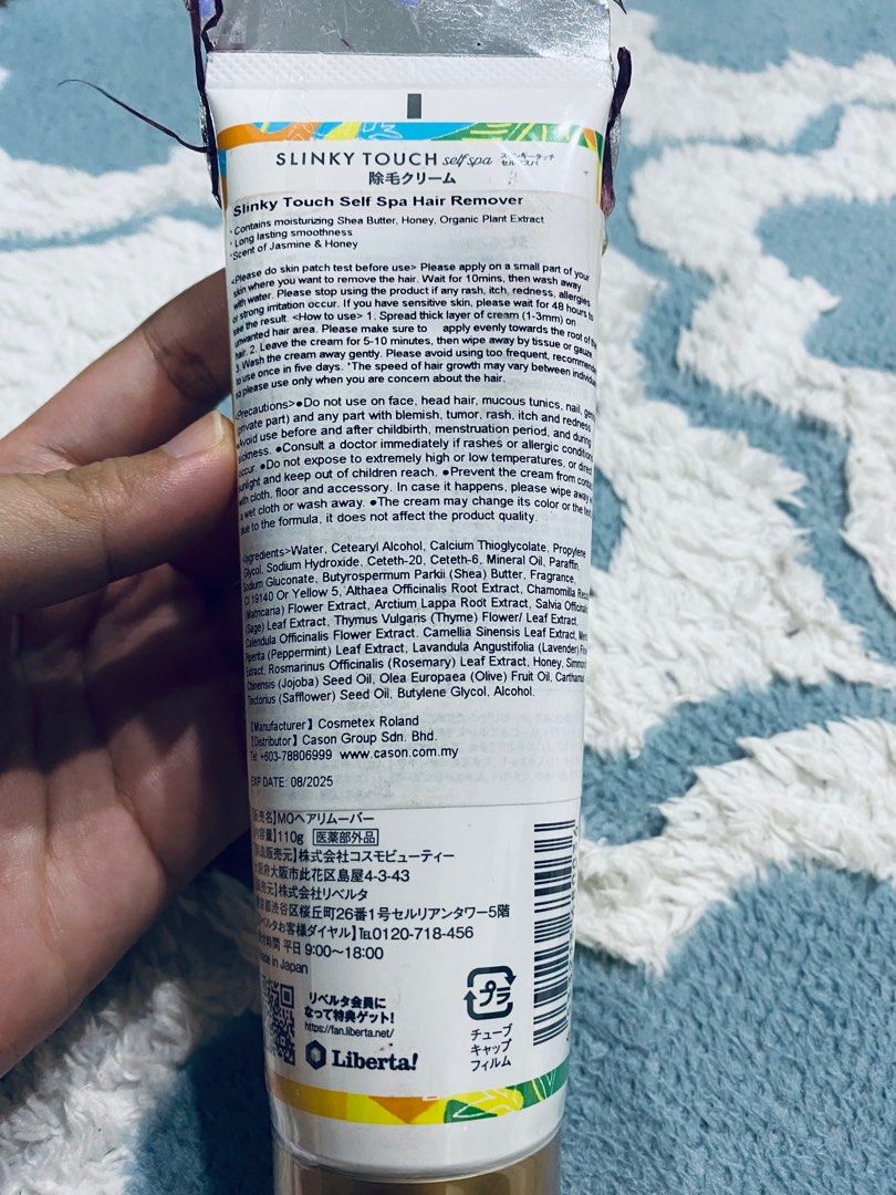 Slinky touch self spa hair remover / Hair removal cream watson, Beauty