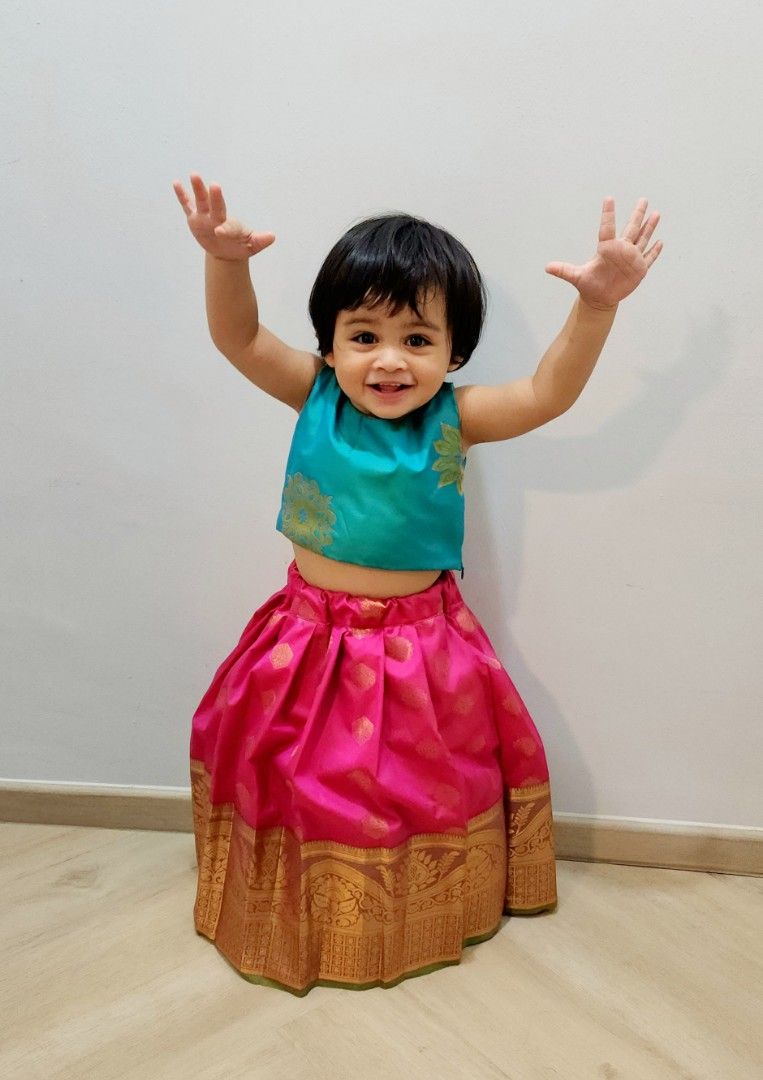 Pavadai set for babies best sale