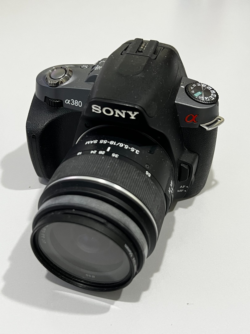 Sony Alpha A380 with 1855mm f3.55.6 SAM lens, Photography, Cameras on