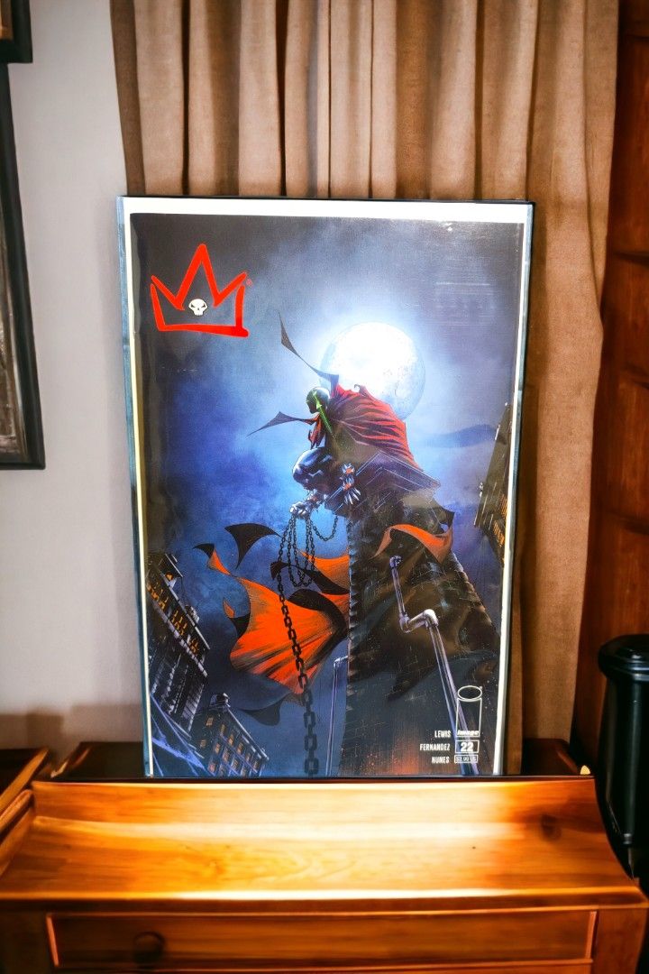 King Spawn # 22 Cover 2023 Issue (Category: Comics & Manga) located in Makati City. Submitted by sothyalbookshop (Listing ID 1235975727, Image 1). Description: Many credit Todd Mcfarlane's creation of Image Comics, and its first title, Spawn, for ushering in the modern age of comic books. After its release in May of 1992, Spawn 1 went on to sell over 1.7 million copies, making it easily the best-selling independent comic still to this day. About 