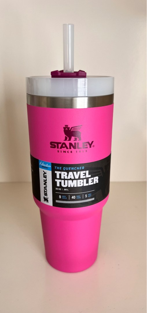 Water　Tumbler　Quencher　on　Tumblers　Azalea　Travel　Bottles　30oz　Tableware,　Furniture　Kitchenware　Home　Living,　Handle),　(No　Adventure　Stanley　Carousell