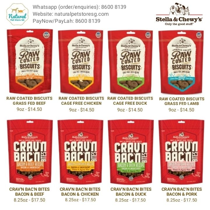 Stella & chewy's on sale raw coated biscuits