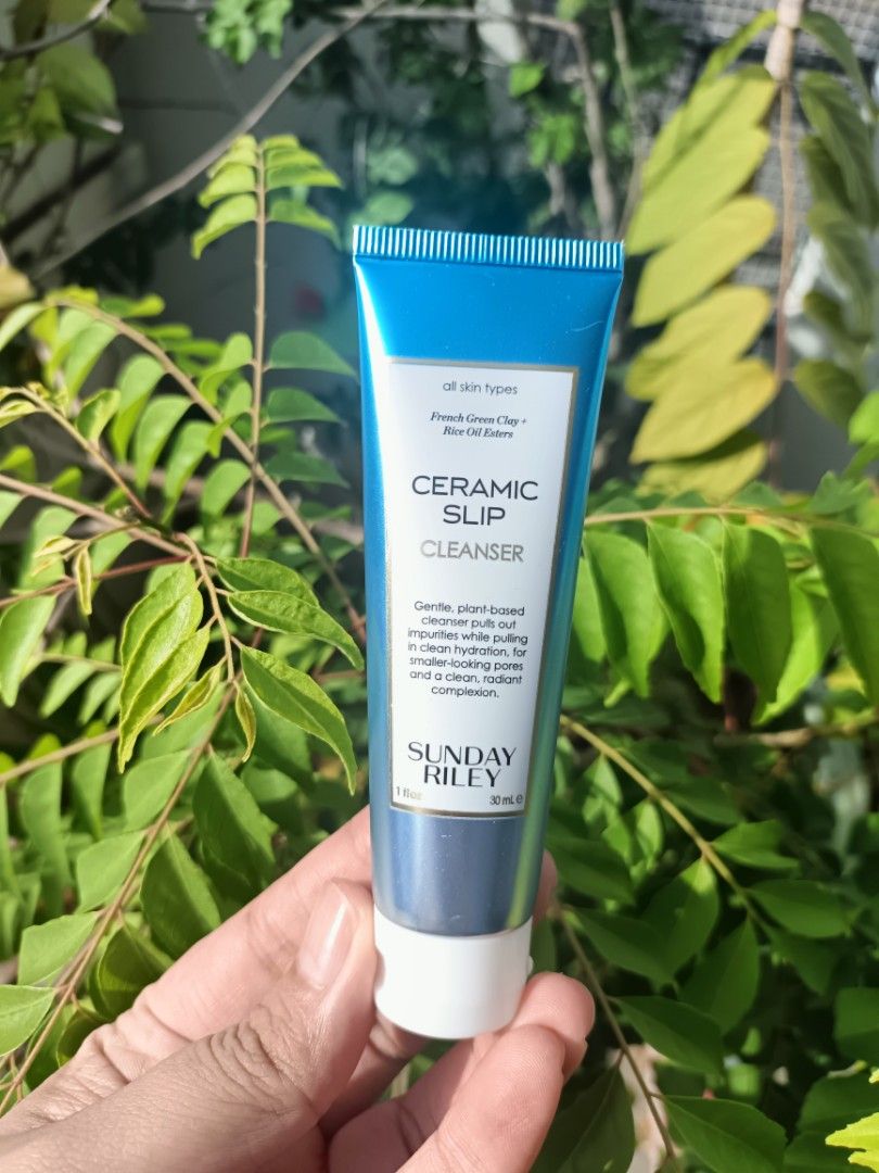 Sunday riley ceramic slip cleanser 30ml Beauty Personal Care