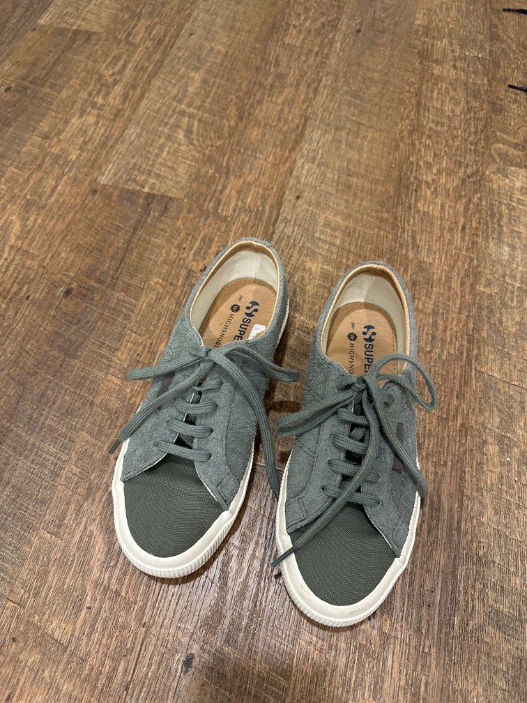 Superga sales green suede