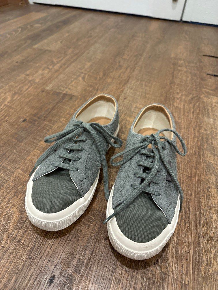 Superga Suede Turquoise Green Shoe