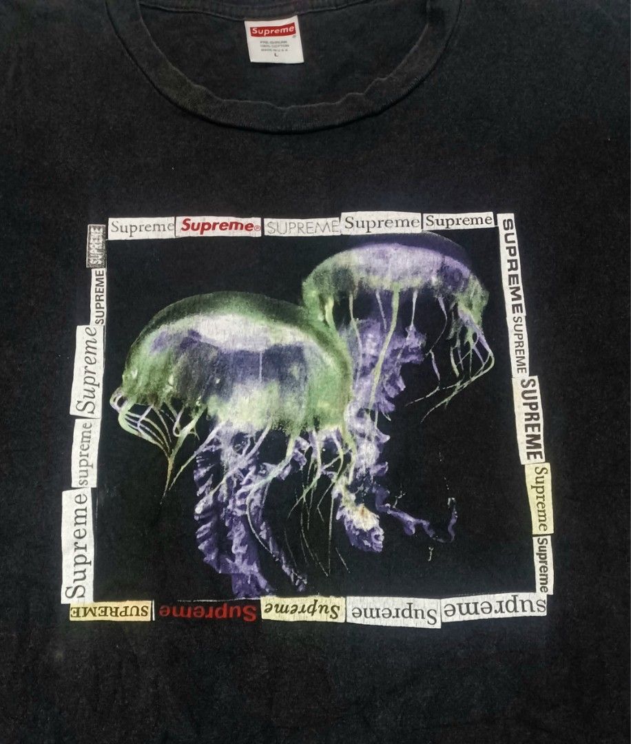 Supreme Jellyfish Tee Men s Fashion Tops Sets Tshirts Polo