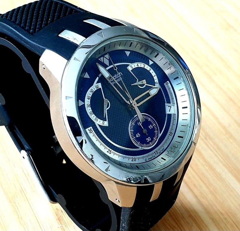 Swatch hotsell retrograde chronograph