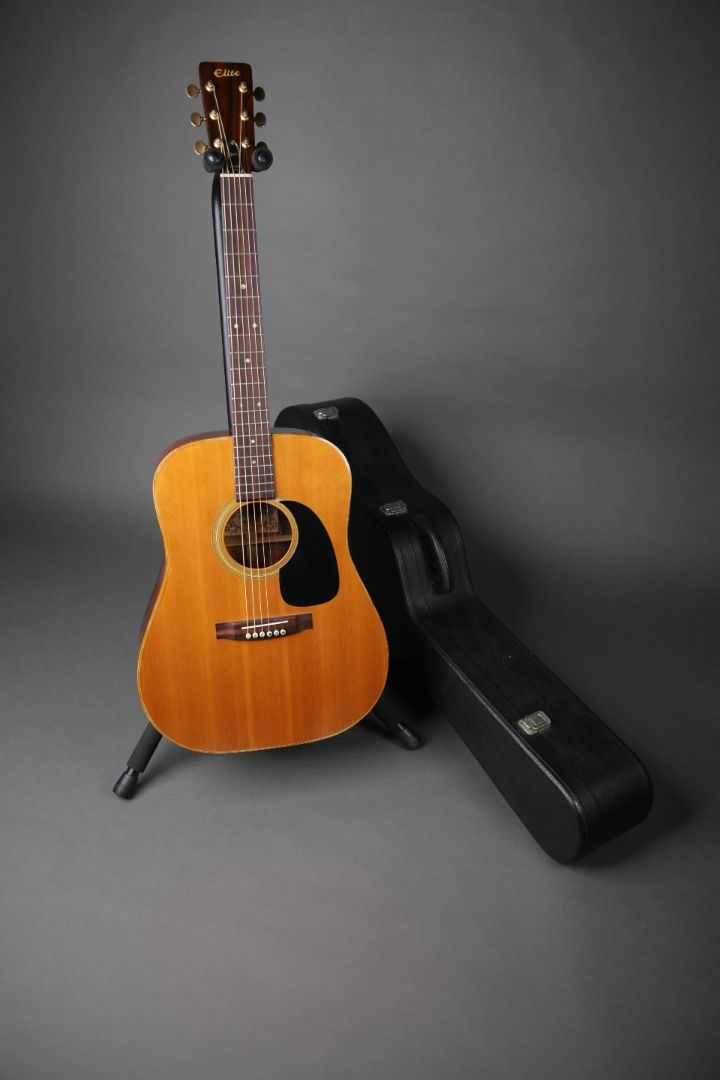 Takamine Elite TW-28 1972 Natural+Hard Case, 興趣及遊戲, 音樂